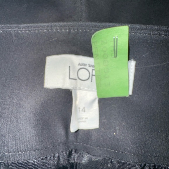 Ann Taylor LOFT Black Skirt 14 - Picture 4 of 4